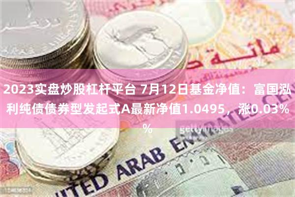 2023实盘炒股杠杆平台 7月12日基金净值：富国泓利纯债债券型发起式A最新净值1.0495，涨0.03%