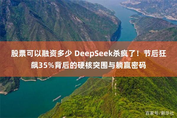 股票可以融资多少 DeepSeek杀疯了！节后狂飙35%背后的硬核突围与躺赢密码